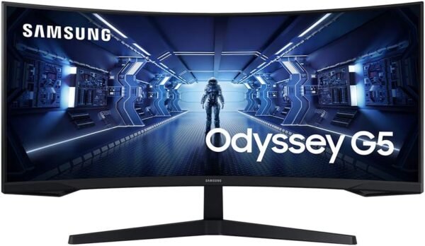Samsung Odyssey G5 – Monitor Gamer Ultra-Wide 34" Curvo WQHD 165Hz